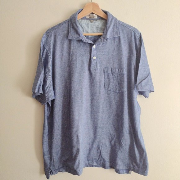 Peter Millar Other - Peter Millar Crown Cool Linen Blend Polo XL Royal Blue Golf Shirt